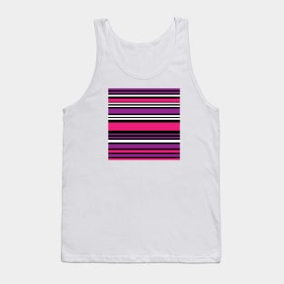 Purple & Pink Stripes Tank Top